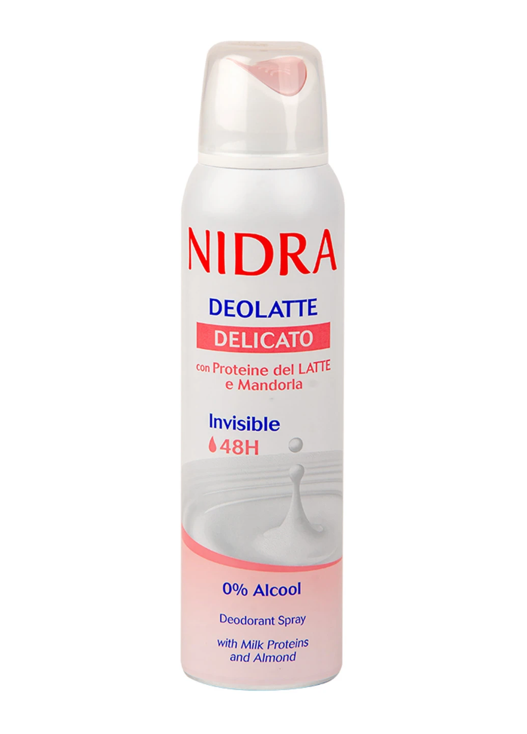 Дезодорант Deolatte Delicato 48H з мигдалем невидимий 150 мл Nidra (238189106)