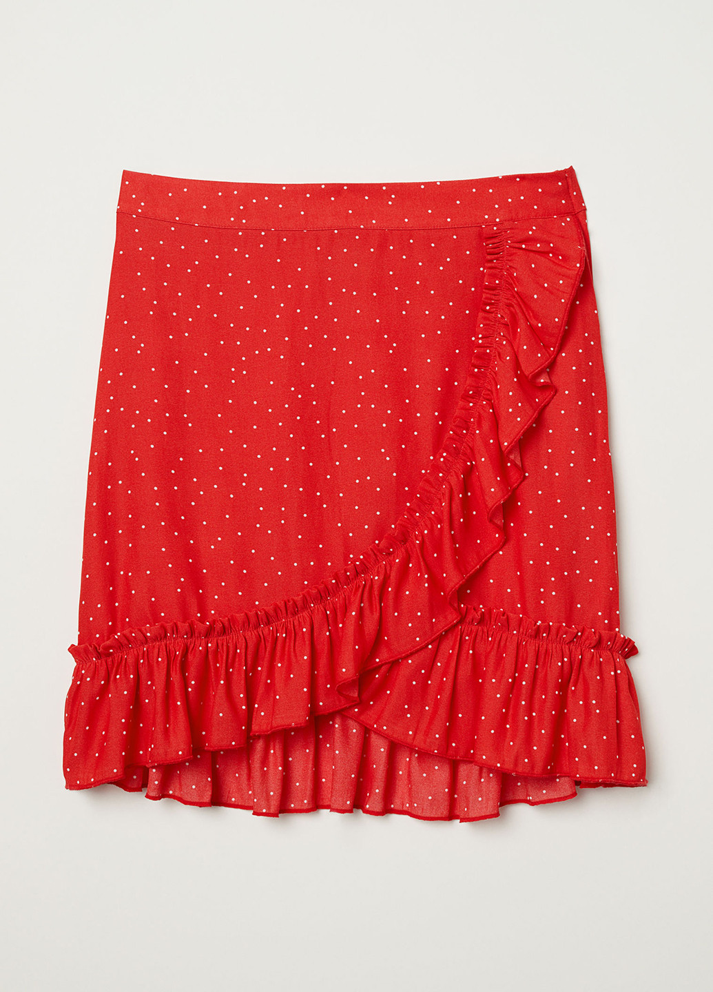 Красная кэжуал юбка H&M