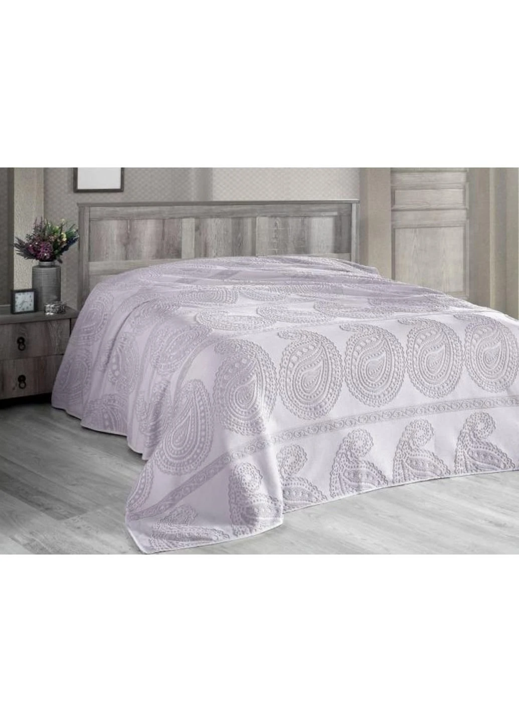 Махровая простынь Misley AR-TR1001606-purple 200x220 см лиловое Arya (253661804)
