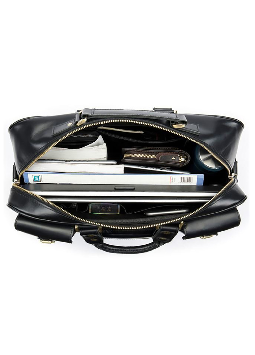 Чоловіча шкіряна сумка 40х30х9 см Vintage (229460611)