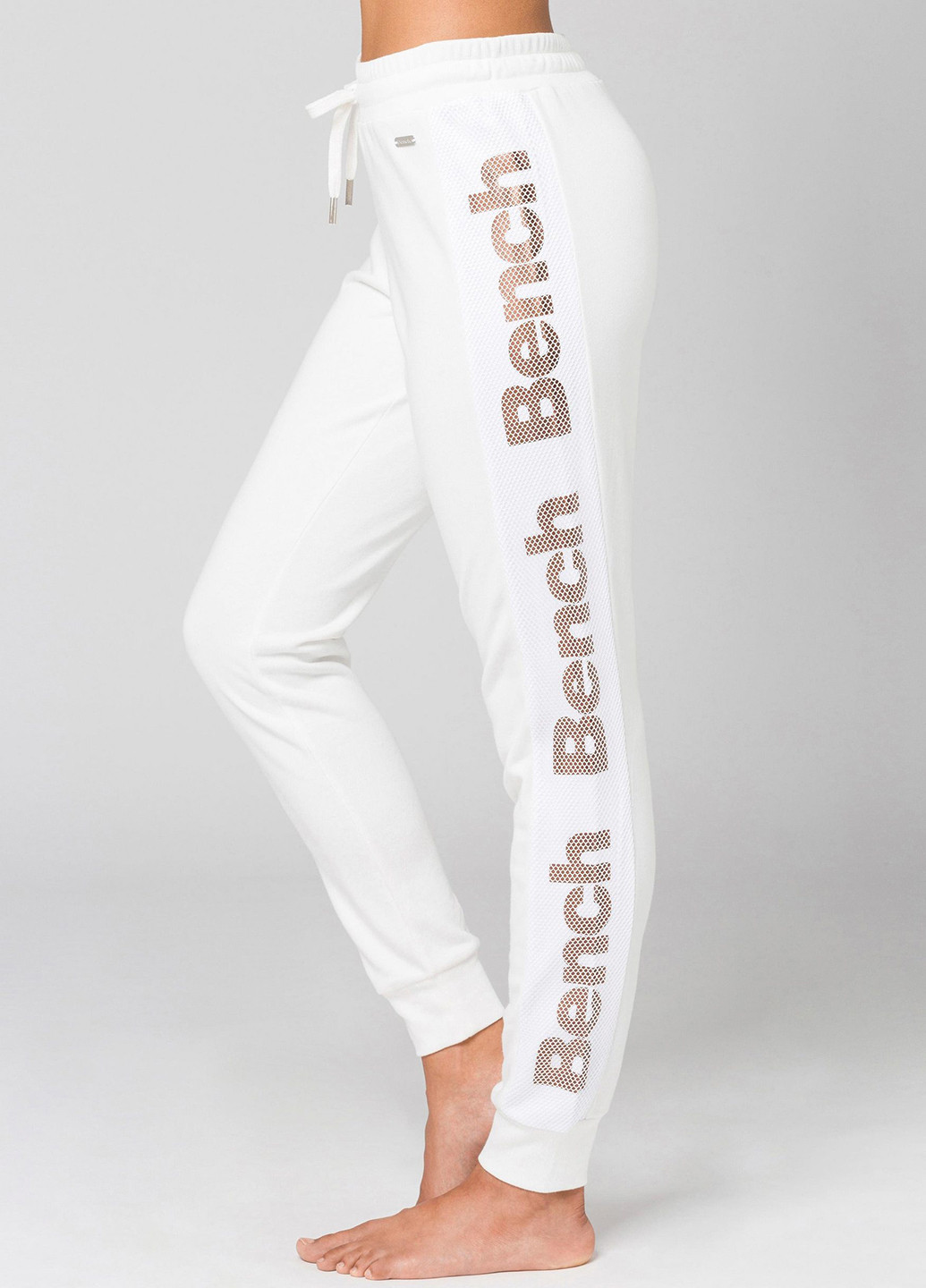 Белые кэжуал демисезонные брюки Bench