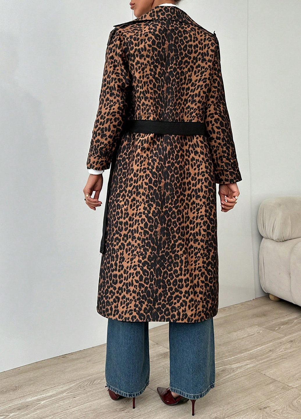 Плащ SHEIN тренчкот на пуговицах демисезон (366090473)