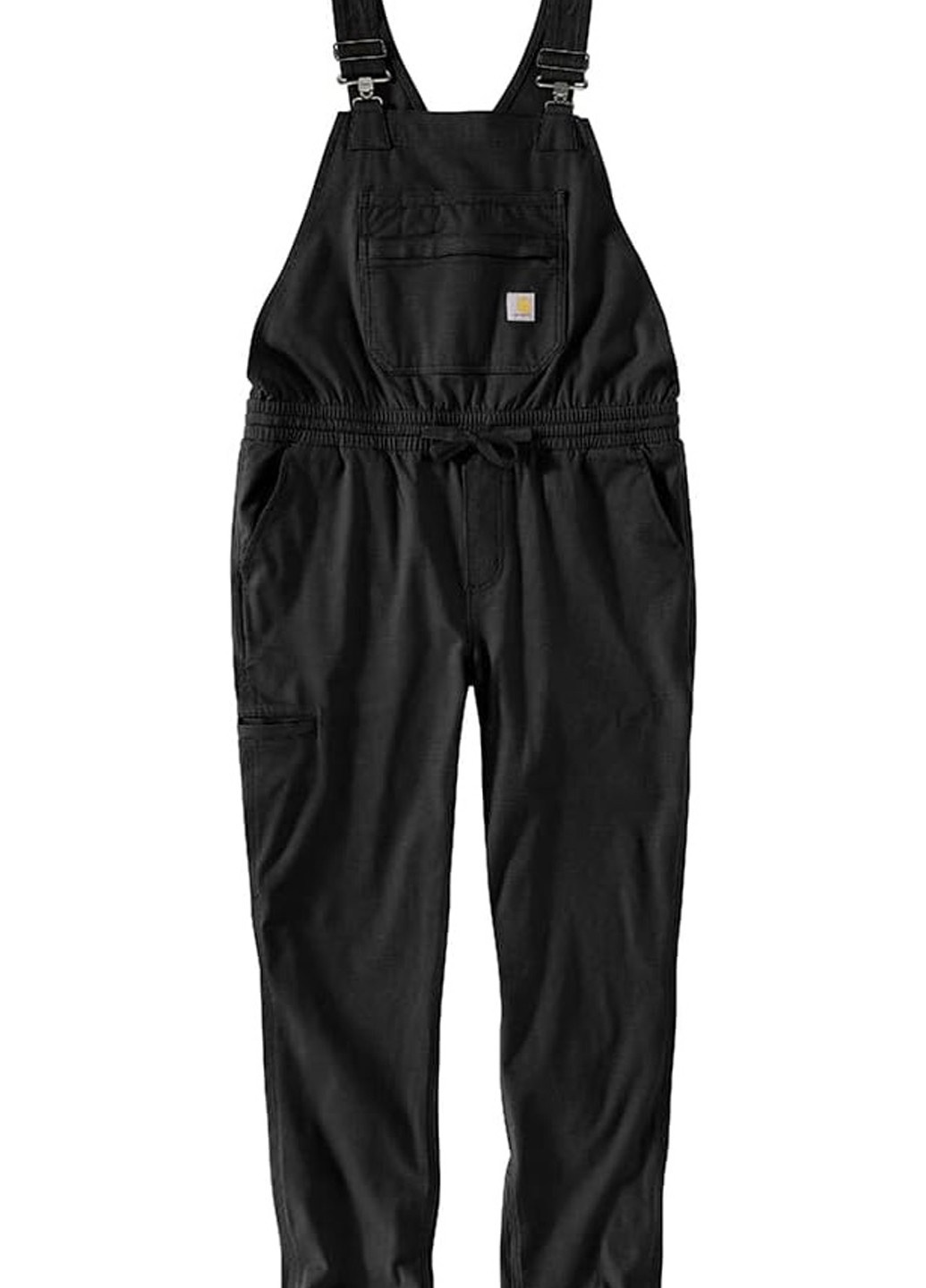 Комбінезон Carhartt комбінезон-брюки однотонний чорний кежуал бавовна