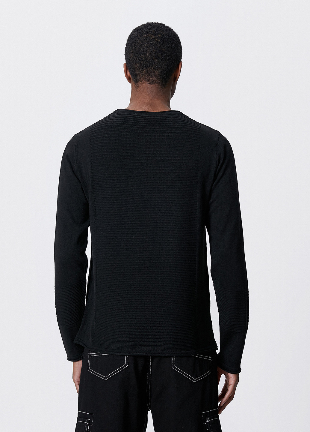 Черный демисезонный свитер джемпер KOTON