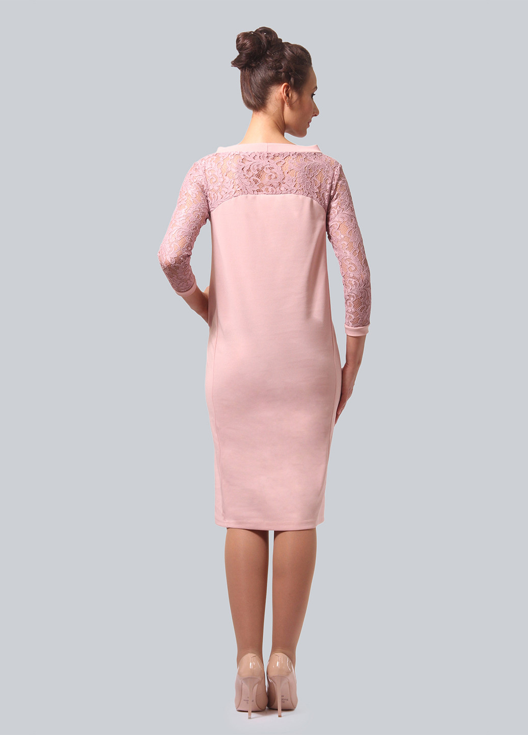 Світло-рожева кежуал сукня, сукня футляр Alika Kruss однотонна