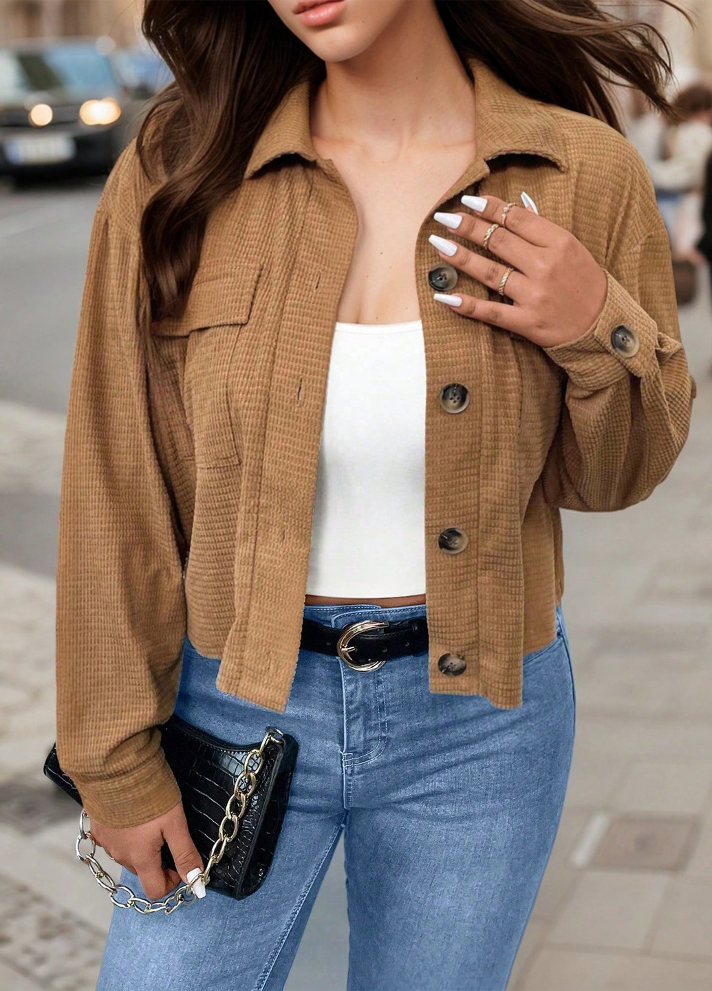 Куртка-сорочка SHEIN (333365630)