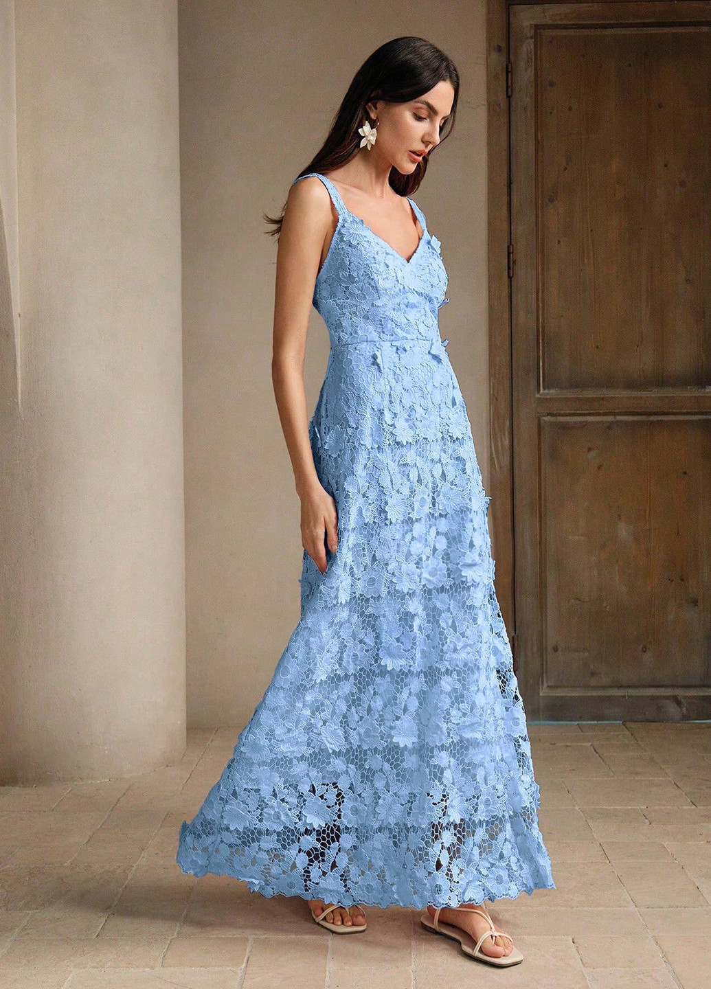 Летний женский платье SHEIN однотонный