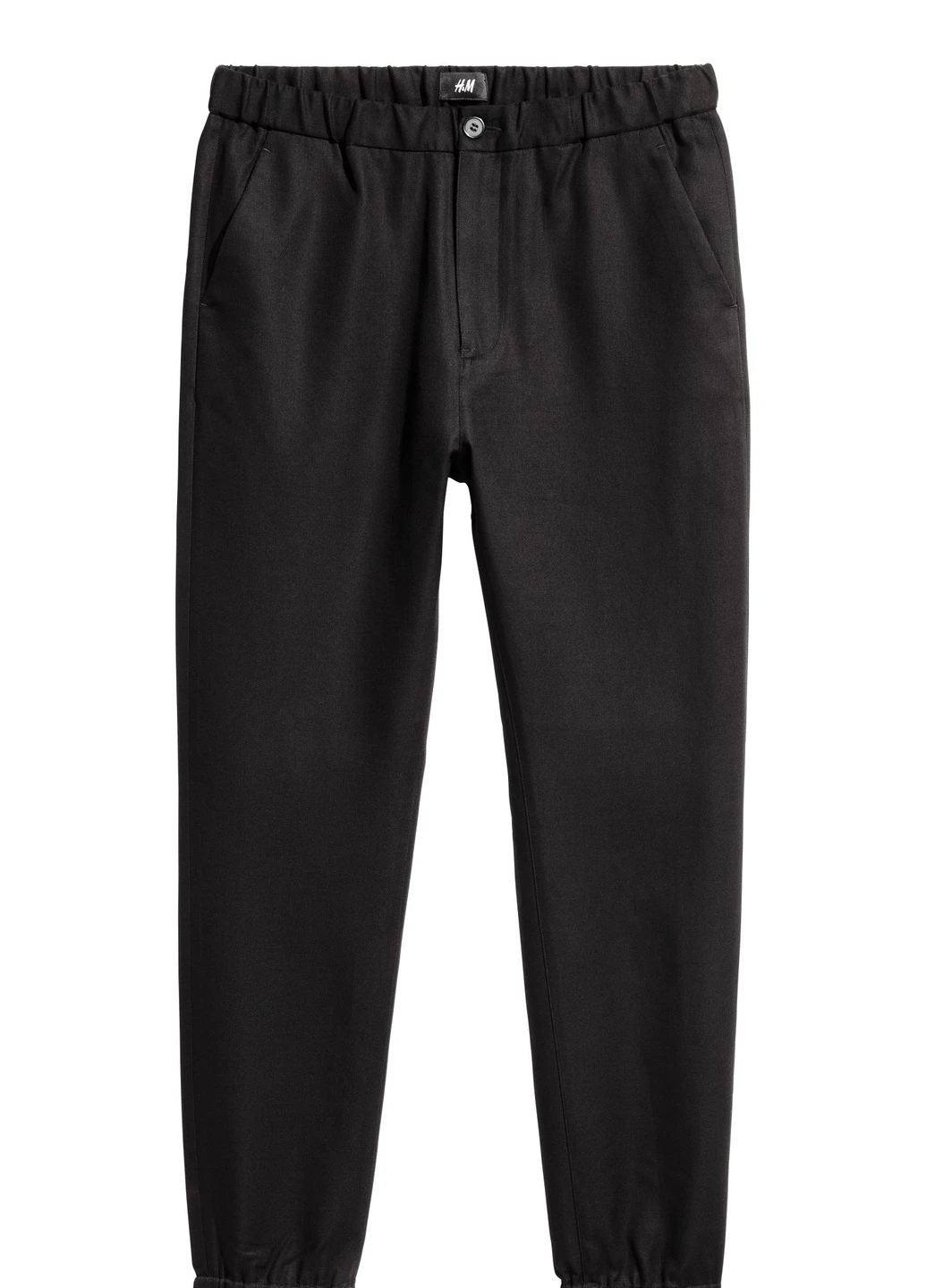 Черные демисезонные брюки H&M