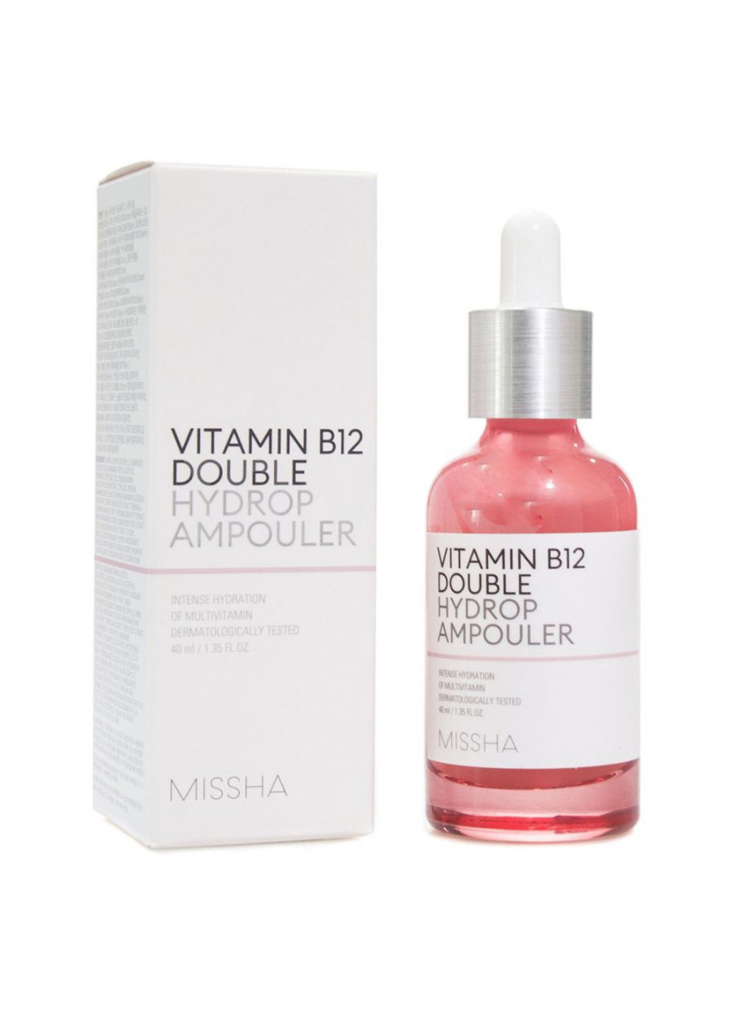 Увлажняющая ампульная сыворотка для лица с витамином В12 Vitamin B12 Double Hydrop Ampouler, 40 мл MISSHA (202415170)