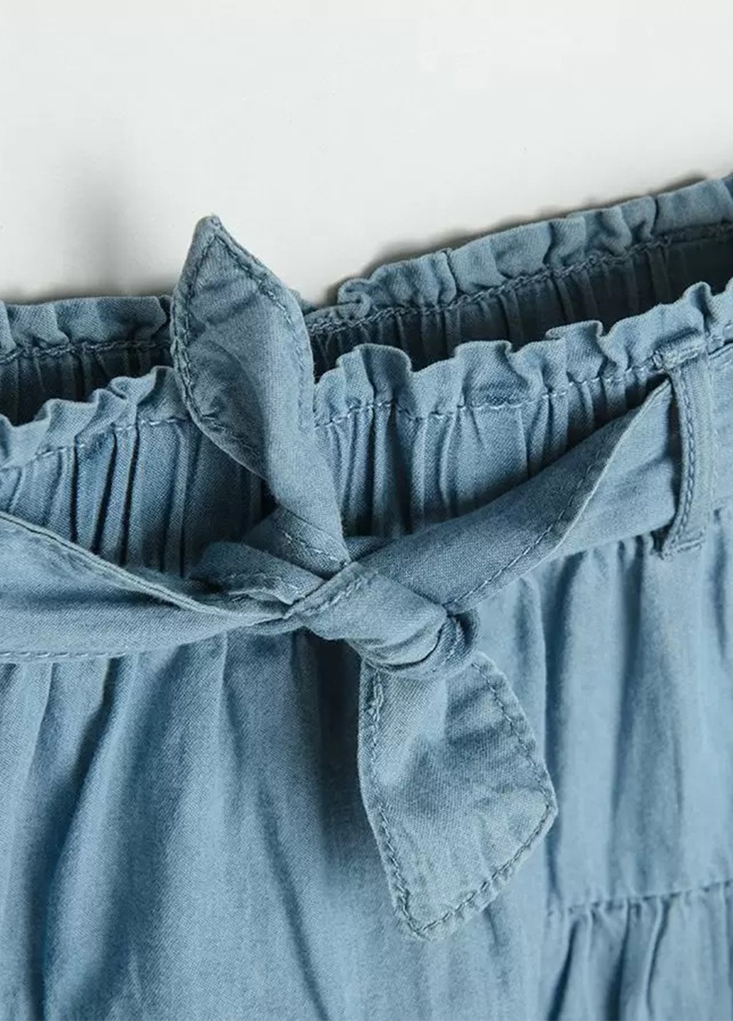 Темно-голубая кэжуал однотонная юбка Cool Club клешированная