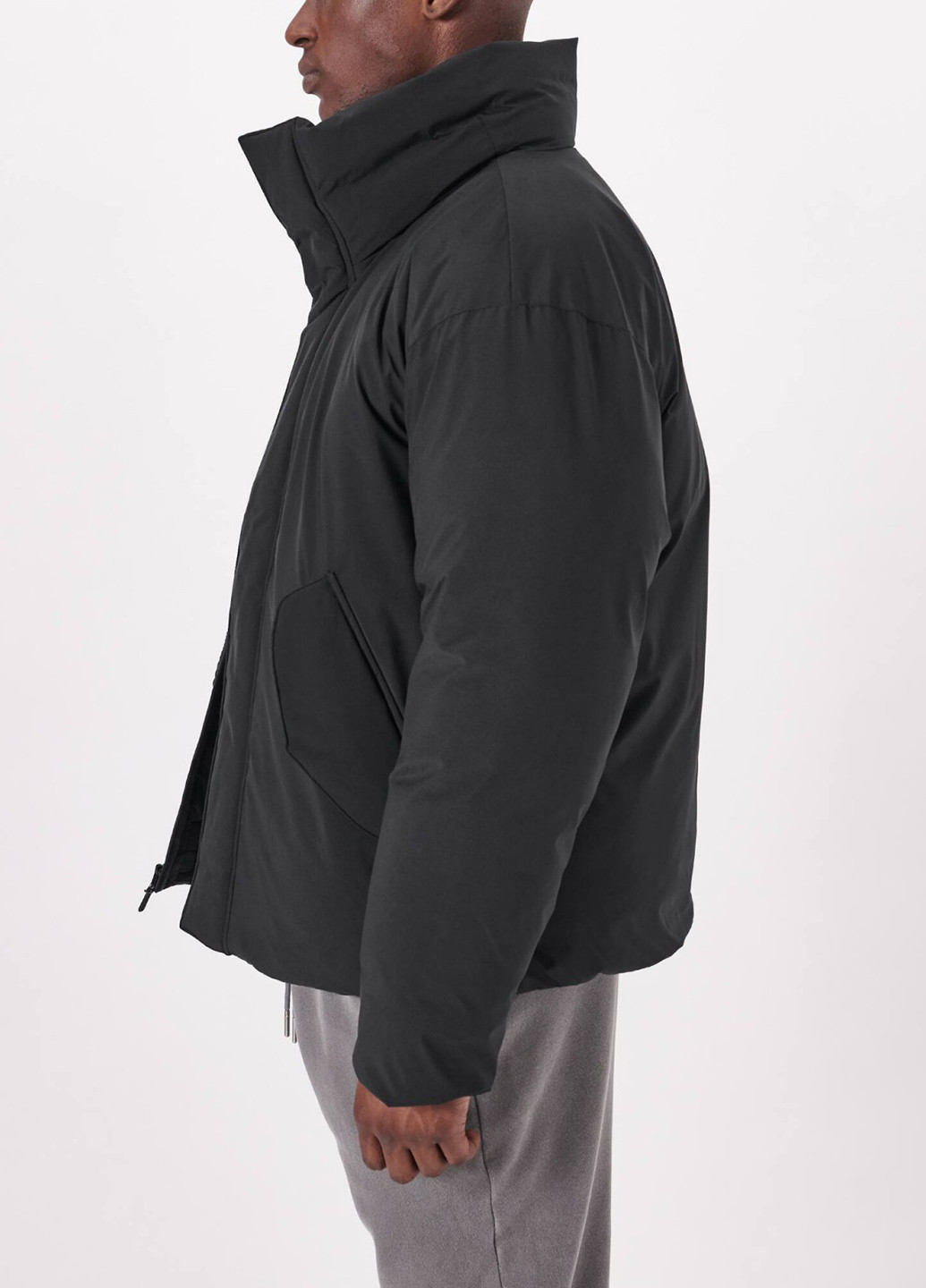 Чорна демісезонна куртка Abercrombie & Fitch