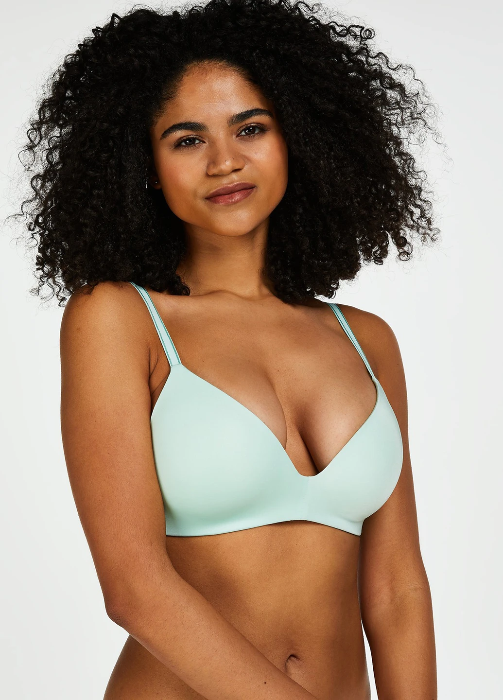 М'ятний балконет бюстгальтер Hunkemoller без кісточок поліамід