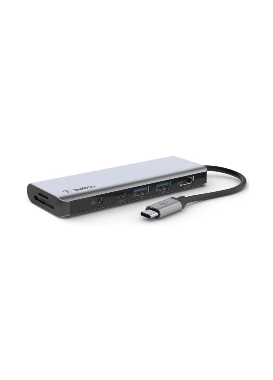 Концентратор USB-C 7-in-1 Multiport Dock (AVC009BTSGY) Belkin (250125456)