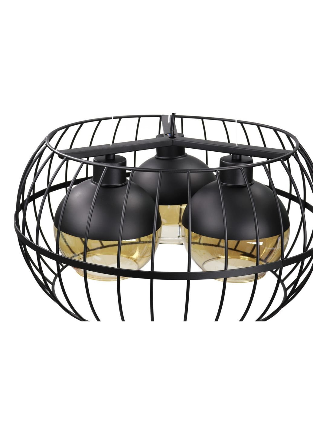Люстра підвісна стельова в стилі LOFT (лофт) 11765/3 Чорний 40х45х45 см. Sunnysky (253627440)