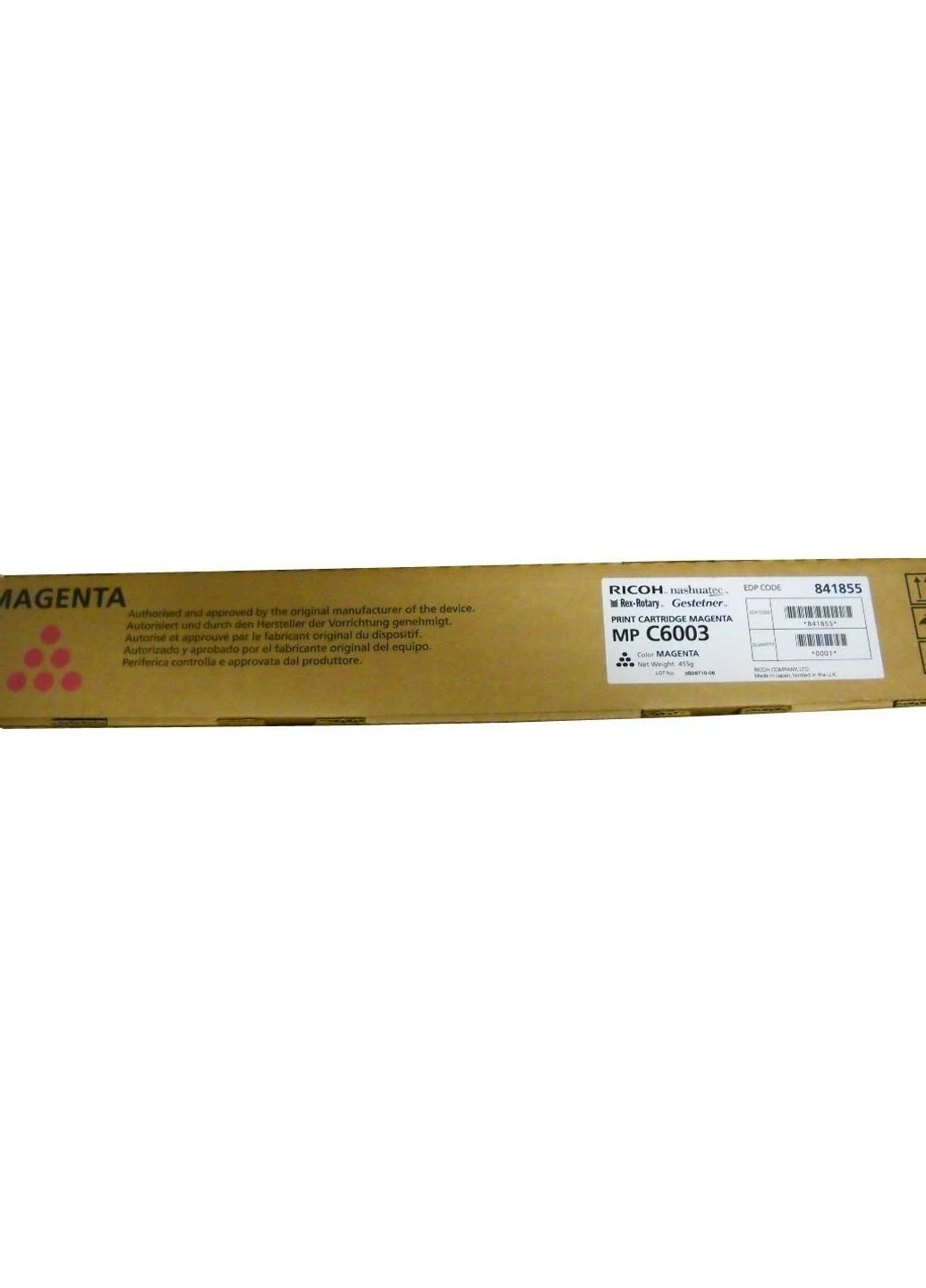 Тонер-картридж MPC6003 MAGENTA 22.5К (841 855) Ricoh MPC6003 MAGENTA 22.5К (247618307)