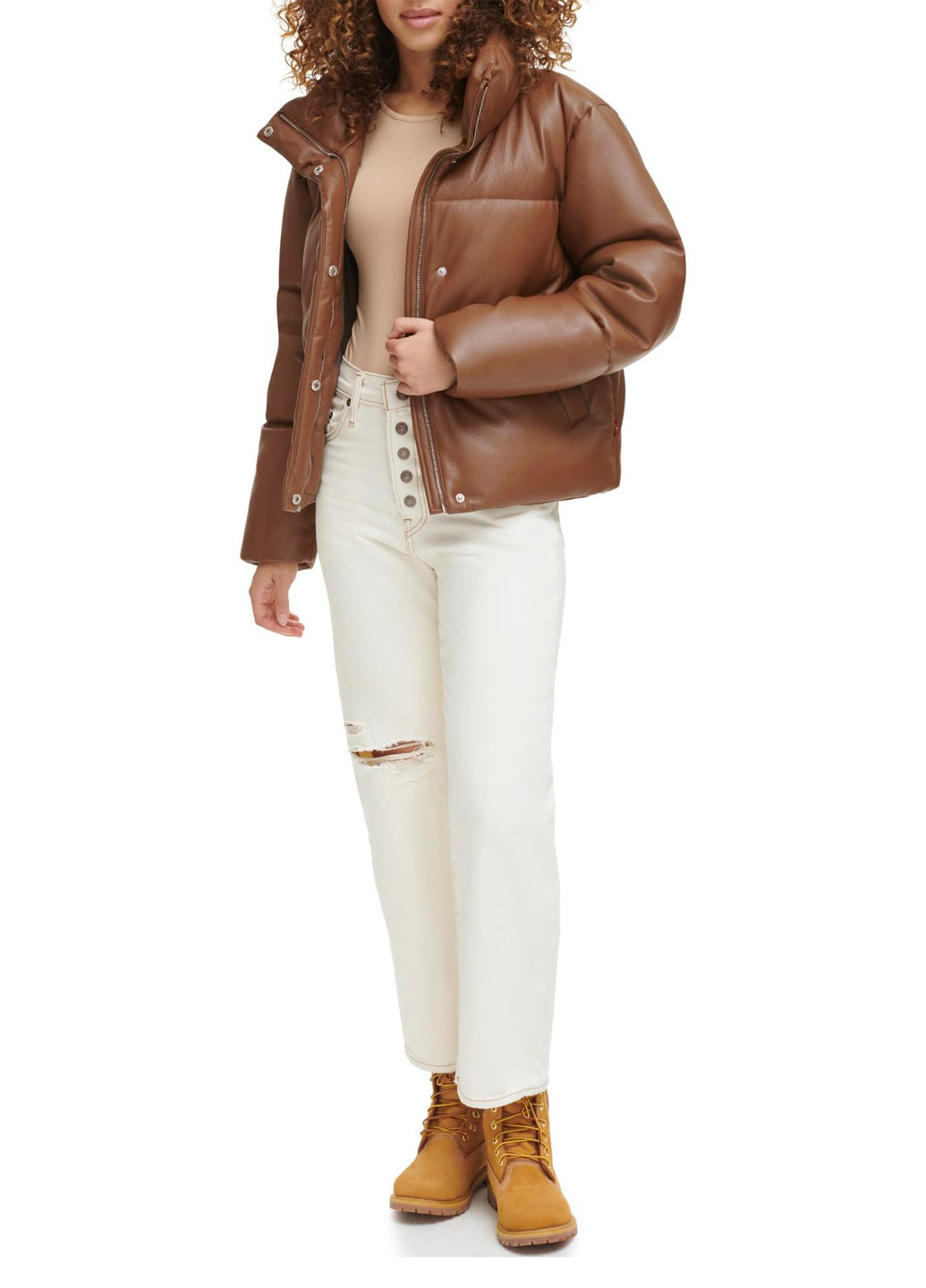 Коричнева зимня куртка Levi's