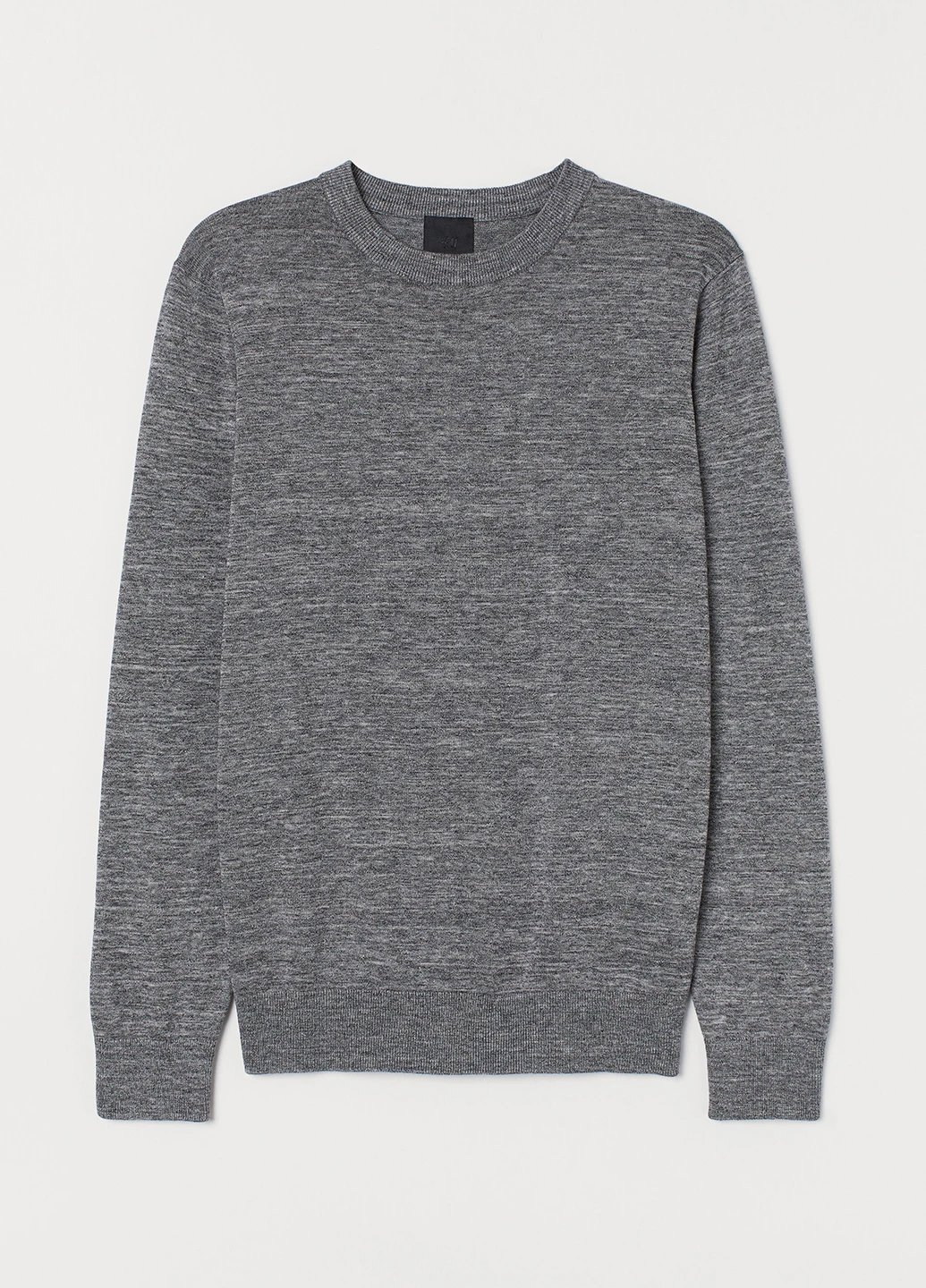 Серый зимний свитер джемпер H&M