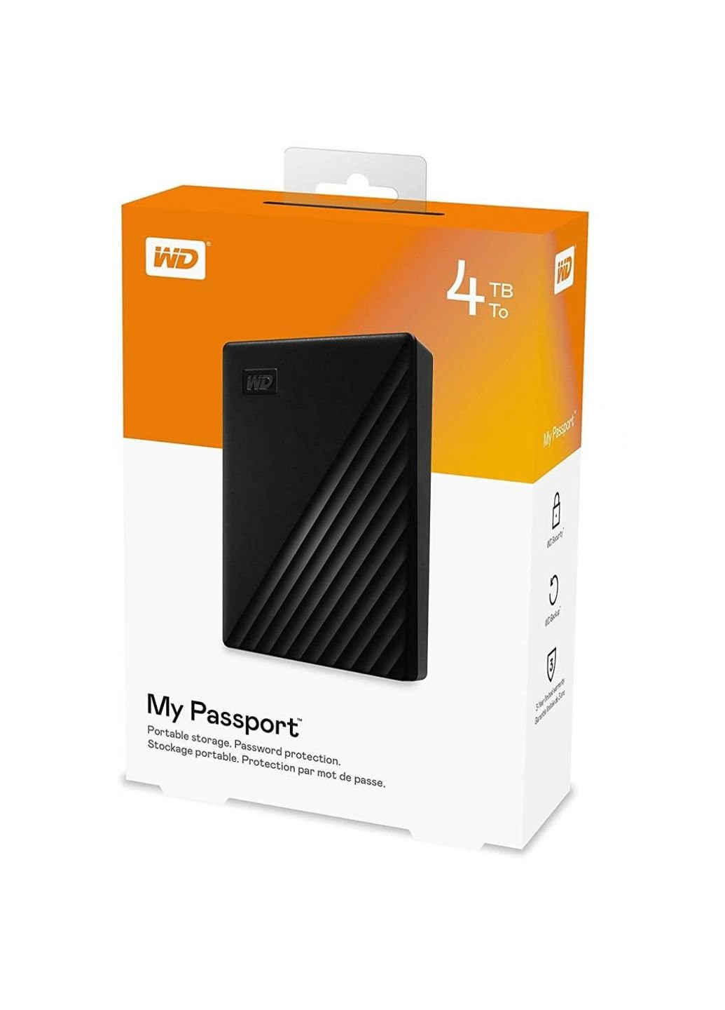 Зовнішній жорсткий диск 2.5 "4TB (WDBPKJ0040BBK-WESN) WD 2.5" 4TB (250054045)