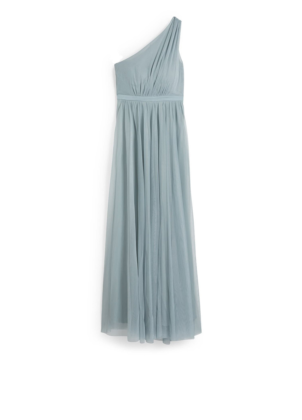 М'ятна вечірня сукня на одне плече C&A однотонна
