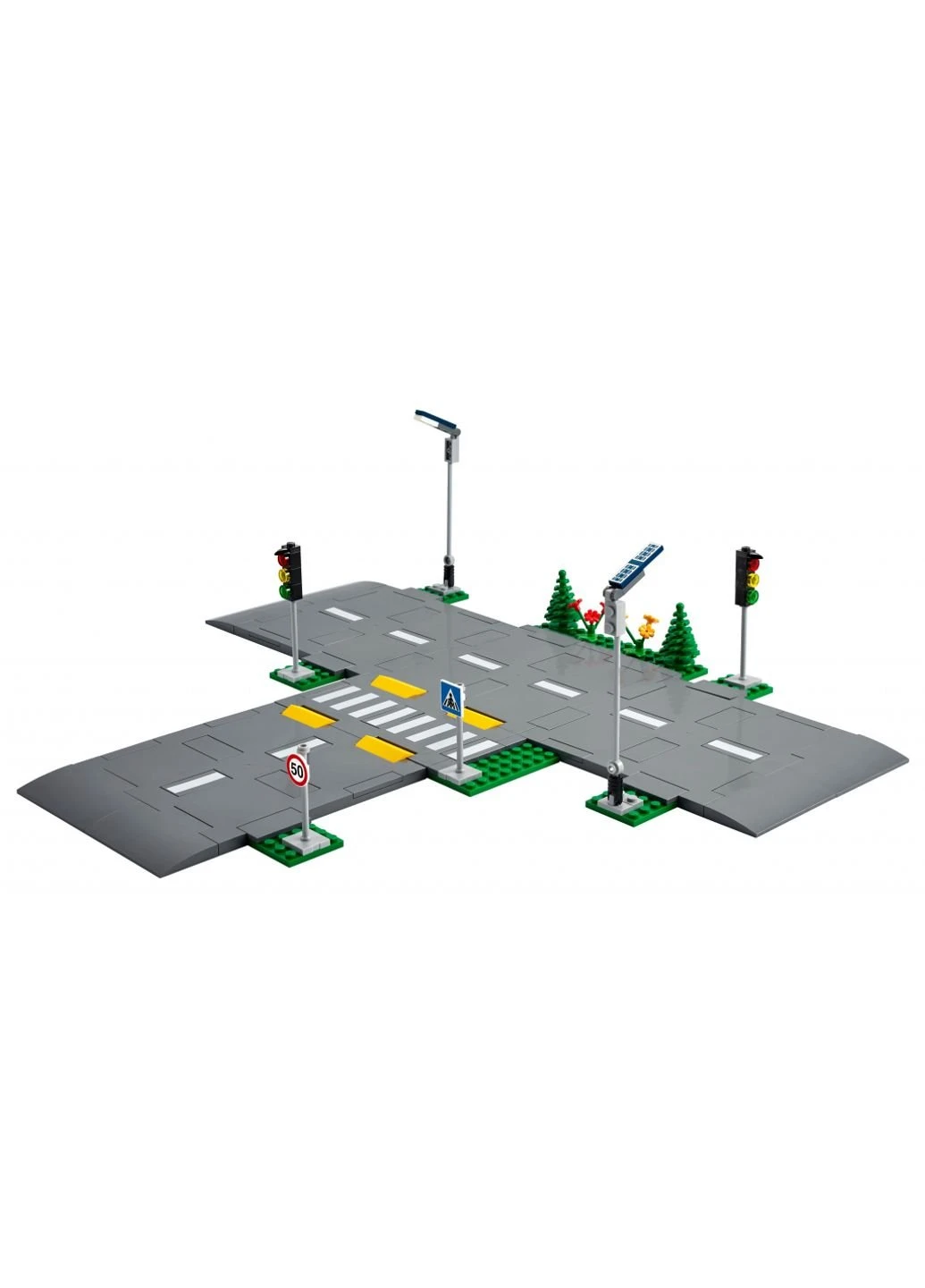 Конструктор City Town Дорожні плити 112 деталей (60304) Lego (251221571)
