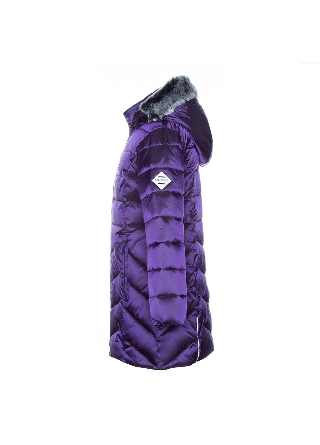 Фиолетовая зимняя куртка зимняя patrice Huppa