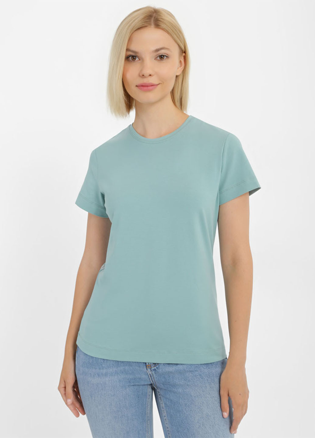 Сіро-голубий літня футболка Promin