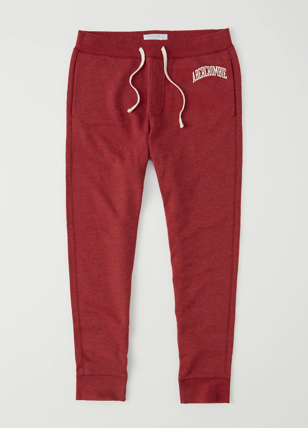 Красные спортивные демисезонные брюки Abercrombie & Fitch