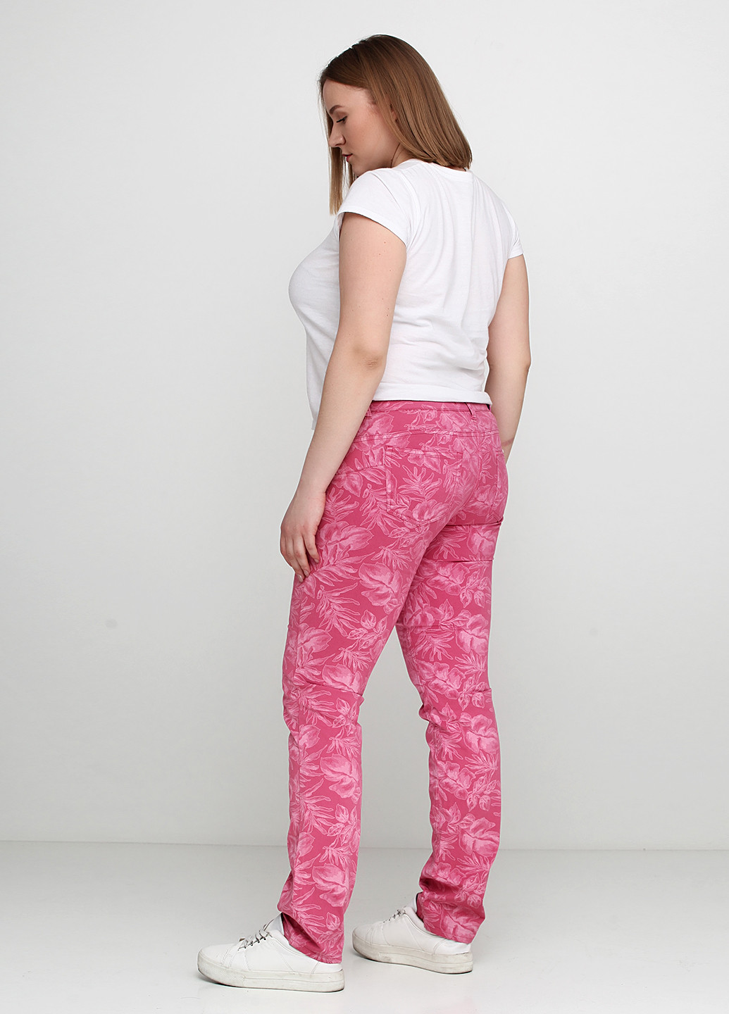 Розовые кэжуал демисезонные брюки Liu Jo