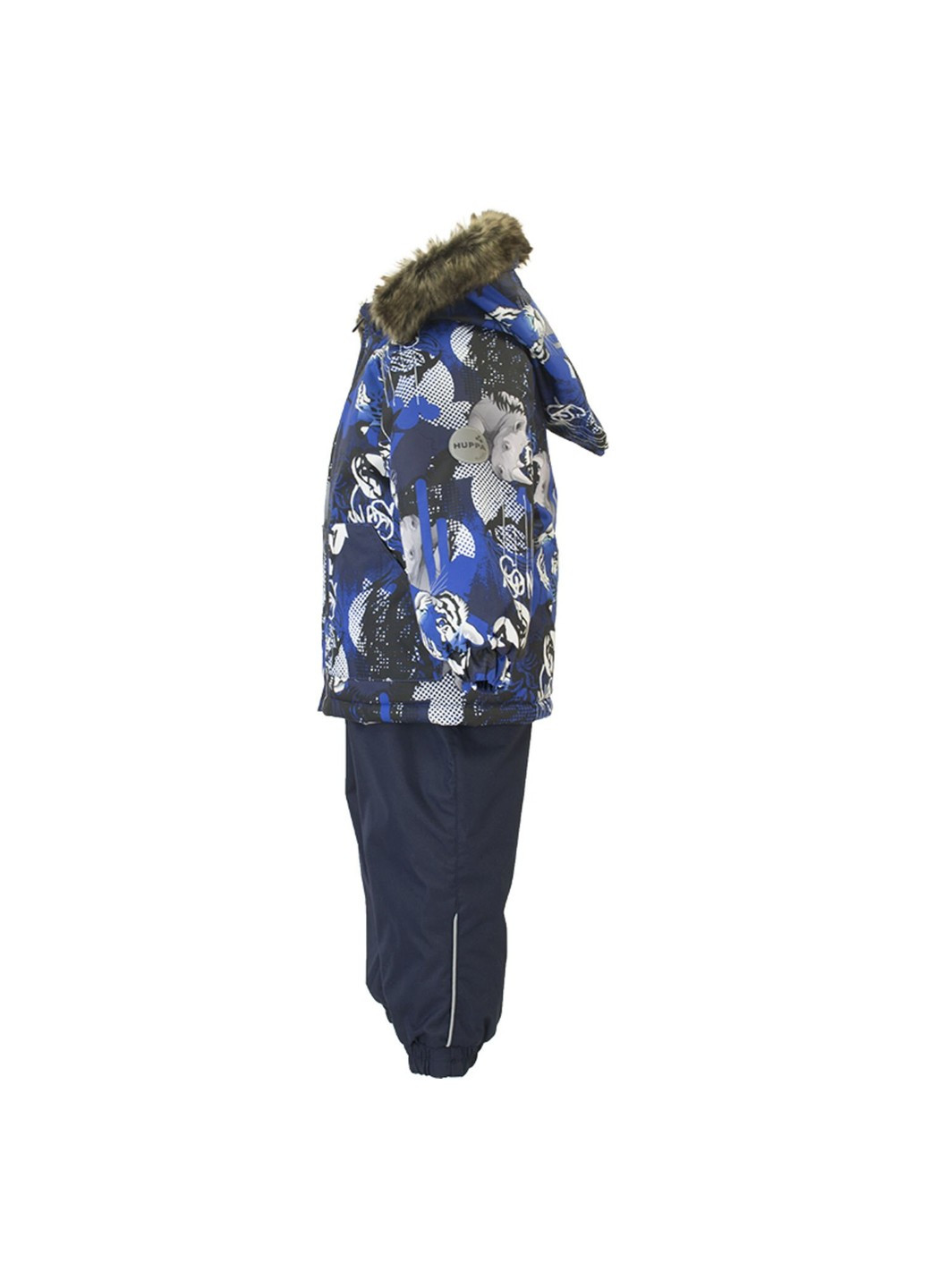 Синий зимний комплект зимний (куртка + полукомбинезон) avery Huppa