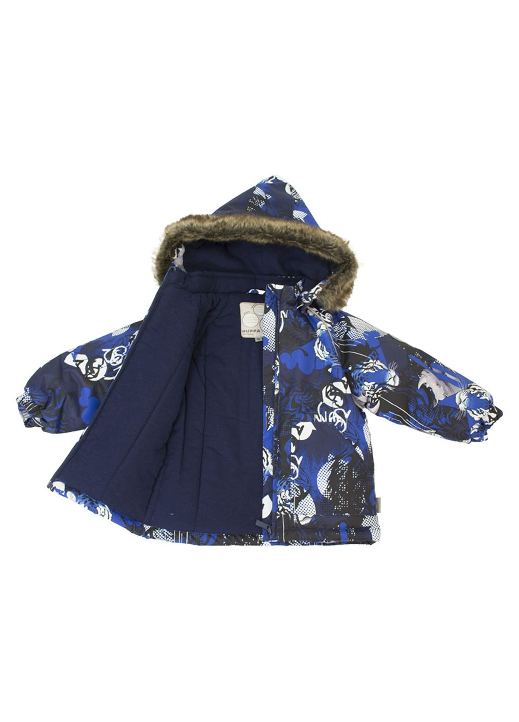 Синий зимний комплект зимний (куртка + полукомбинезон) avery Huppa