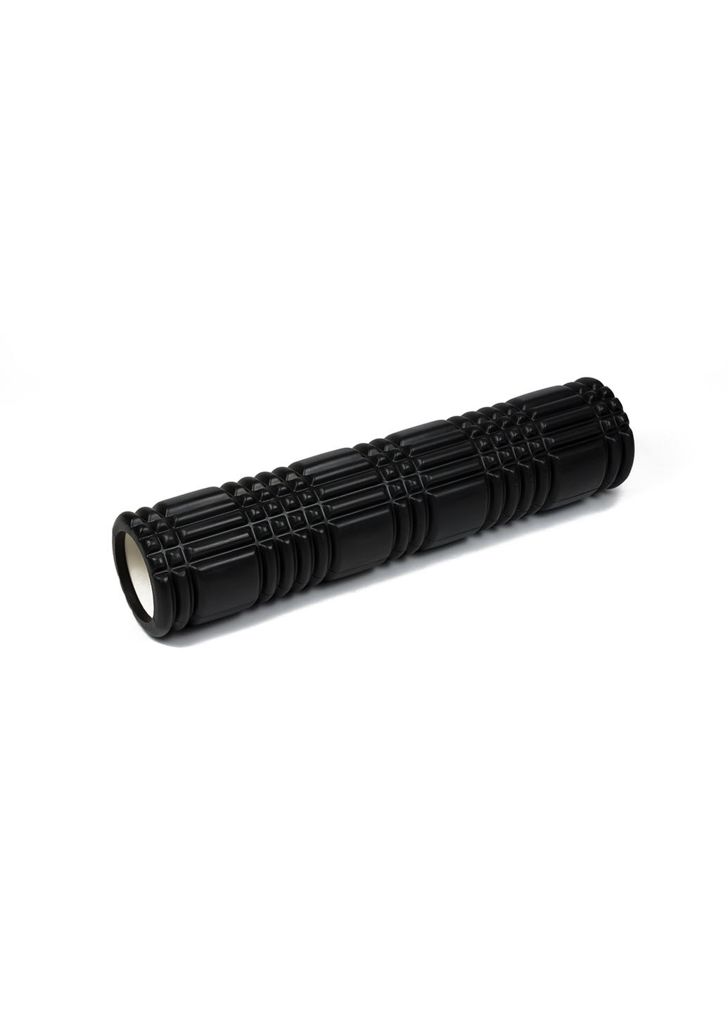 Масажний ролик Grid Roller v3.0 60 см чорний (ролер, валик, циліндр для йоги, пілатесу і масажу) EasyFit (237657540)