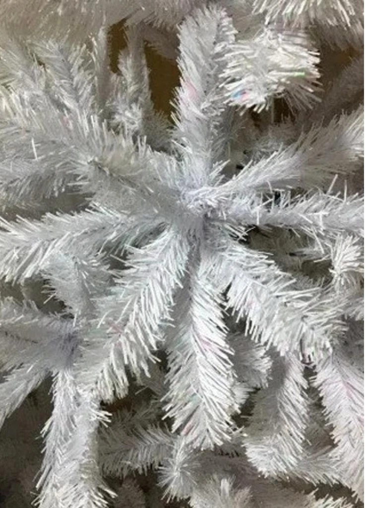 Искусственная сосна Icelandic iridescent белая с блеском, 2,15 м (8711473061635) Triumph Tree (203968772)