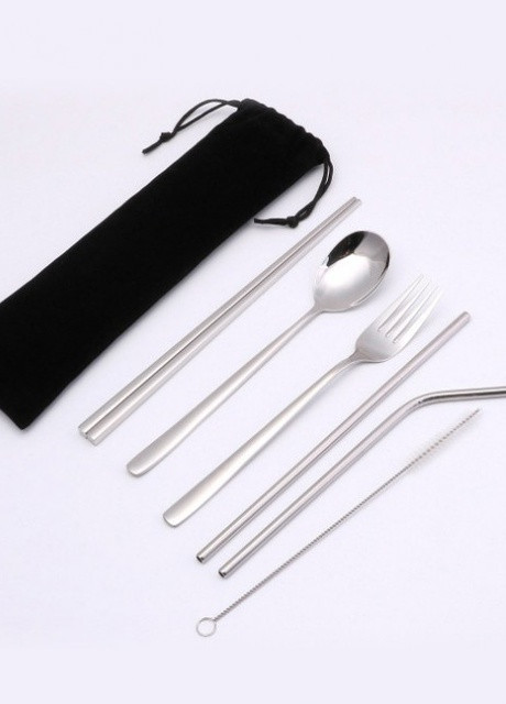Набір столових інструментів шість предметів, в чехлі, срібло More (253888730)