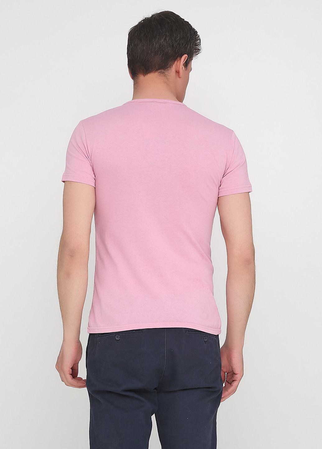 Розовая футболка с коротким рукавом LEXSUS