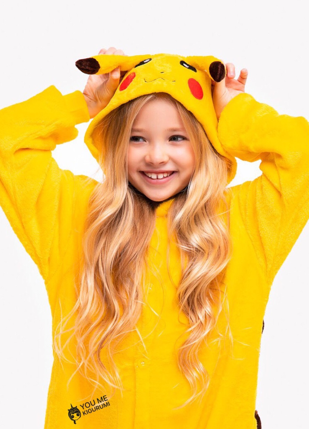 Пижама кигуруми Пикачу для детей 110-140 см Funny Mood оверсайз (246248505)