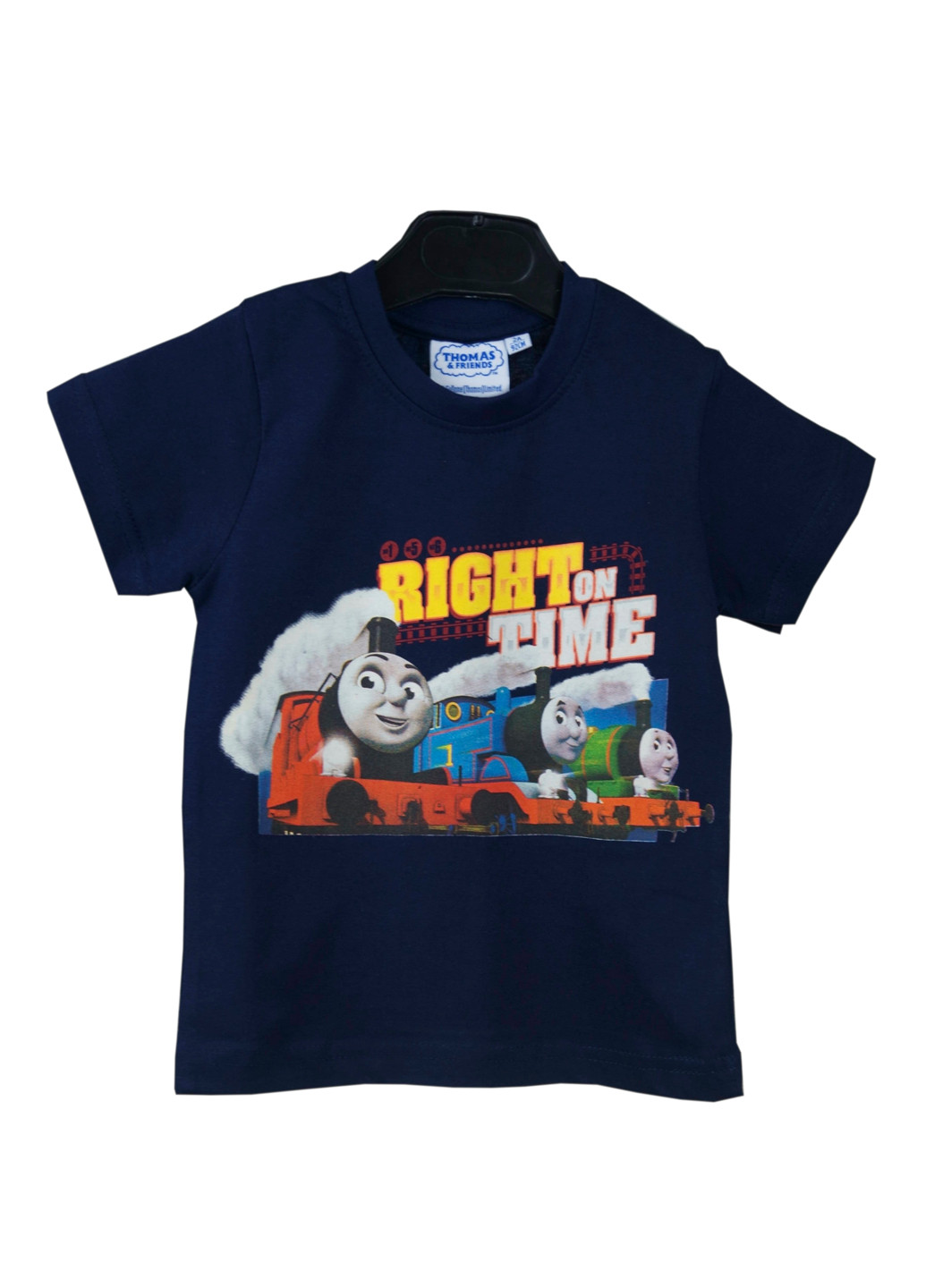 Темно-синяя летняя футболка с коротким рукавом Disney