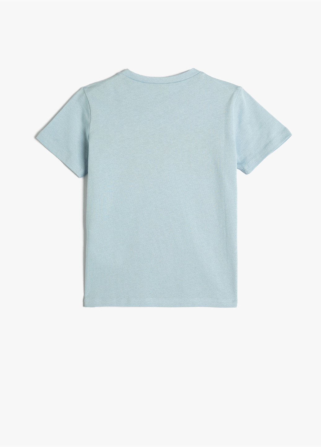 Серо-голубая летняя футболка KOTON