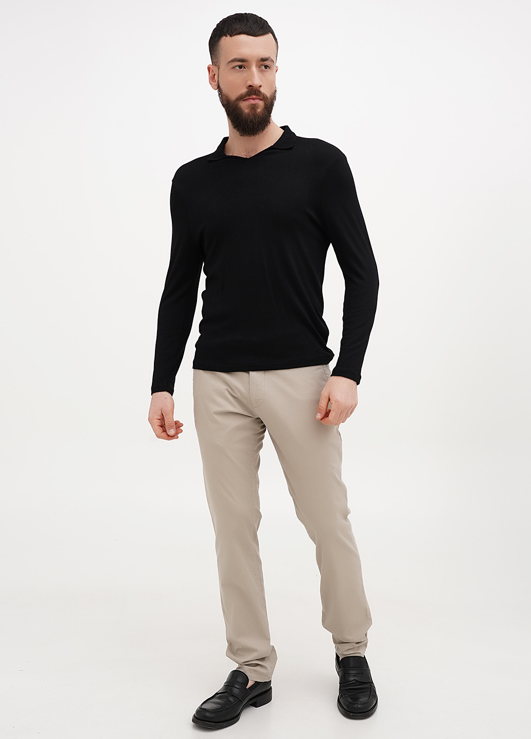 Светло-бежевые кэжуал демисезонные чиносы брюки Lagrand