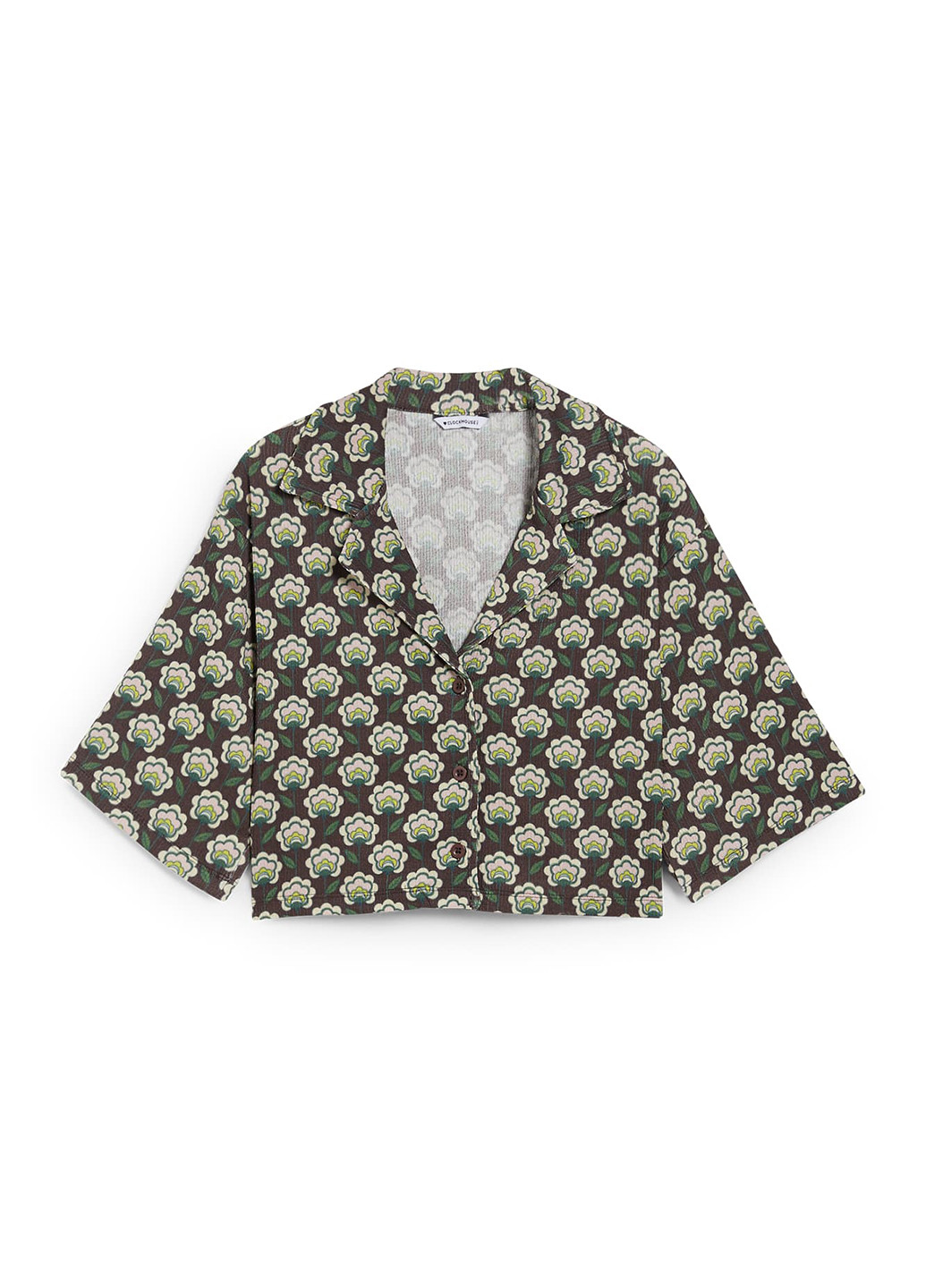 Тёмно-коричневая блуза C&A