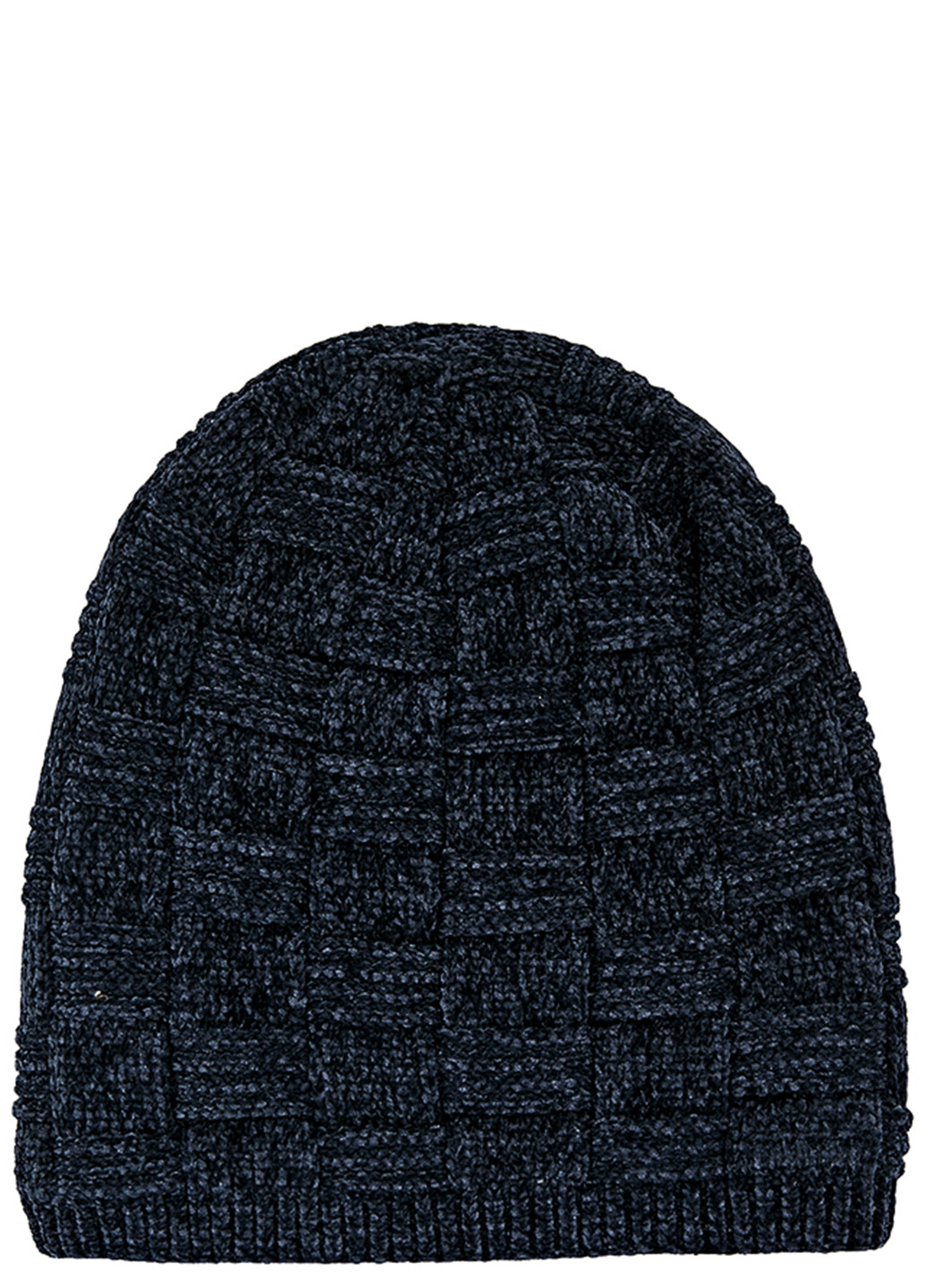 Синій зимній комплект (шапка і хомут) AMOOemporio