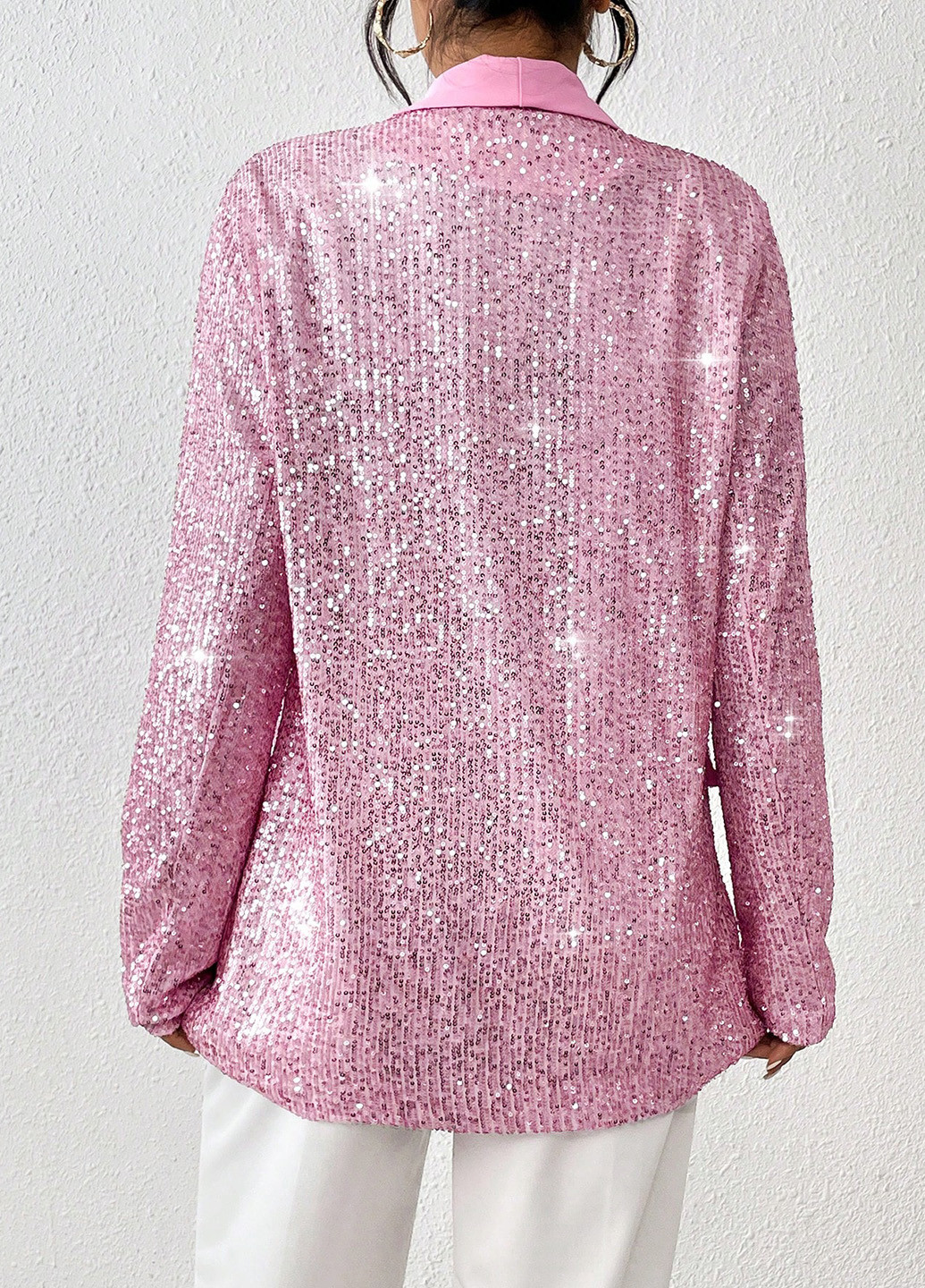 Розовый демисезонный кардиган SHEIN