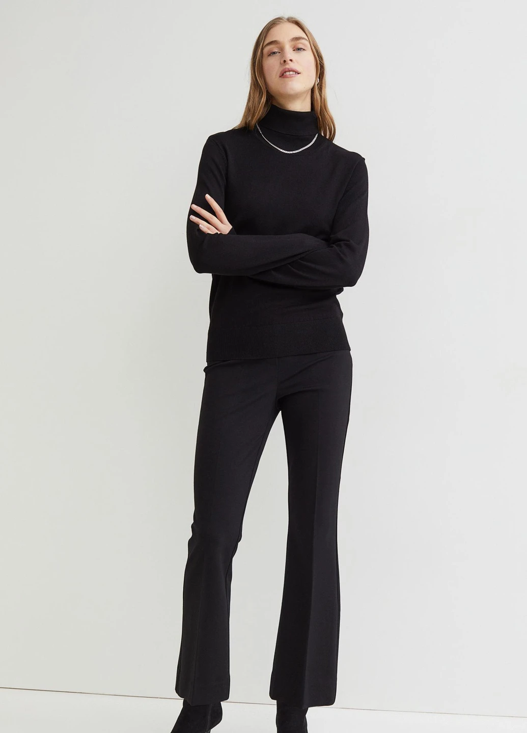 Гольф,чорний, H&M Basic (256700610)