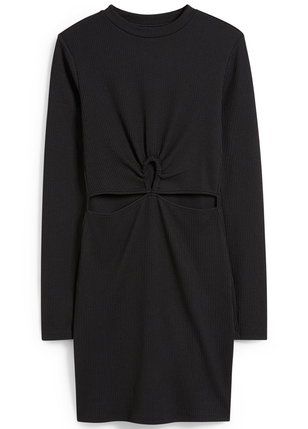 Черное кэжуал платье силуэтная C&A однотонное