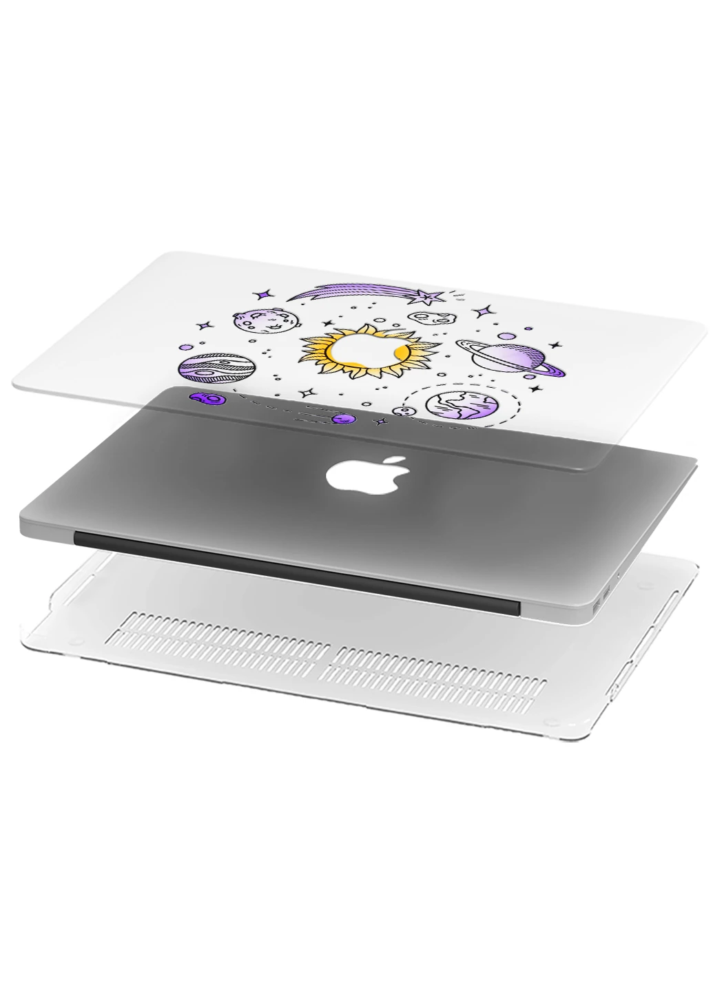 Чохол пластиковий для Apple MacBook Air 13 A1932 / A2179 / A2337 Космос (Cosmos) (9656-1752) MobiPrint (218508524)