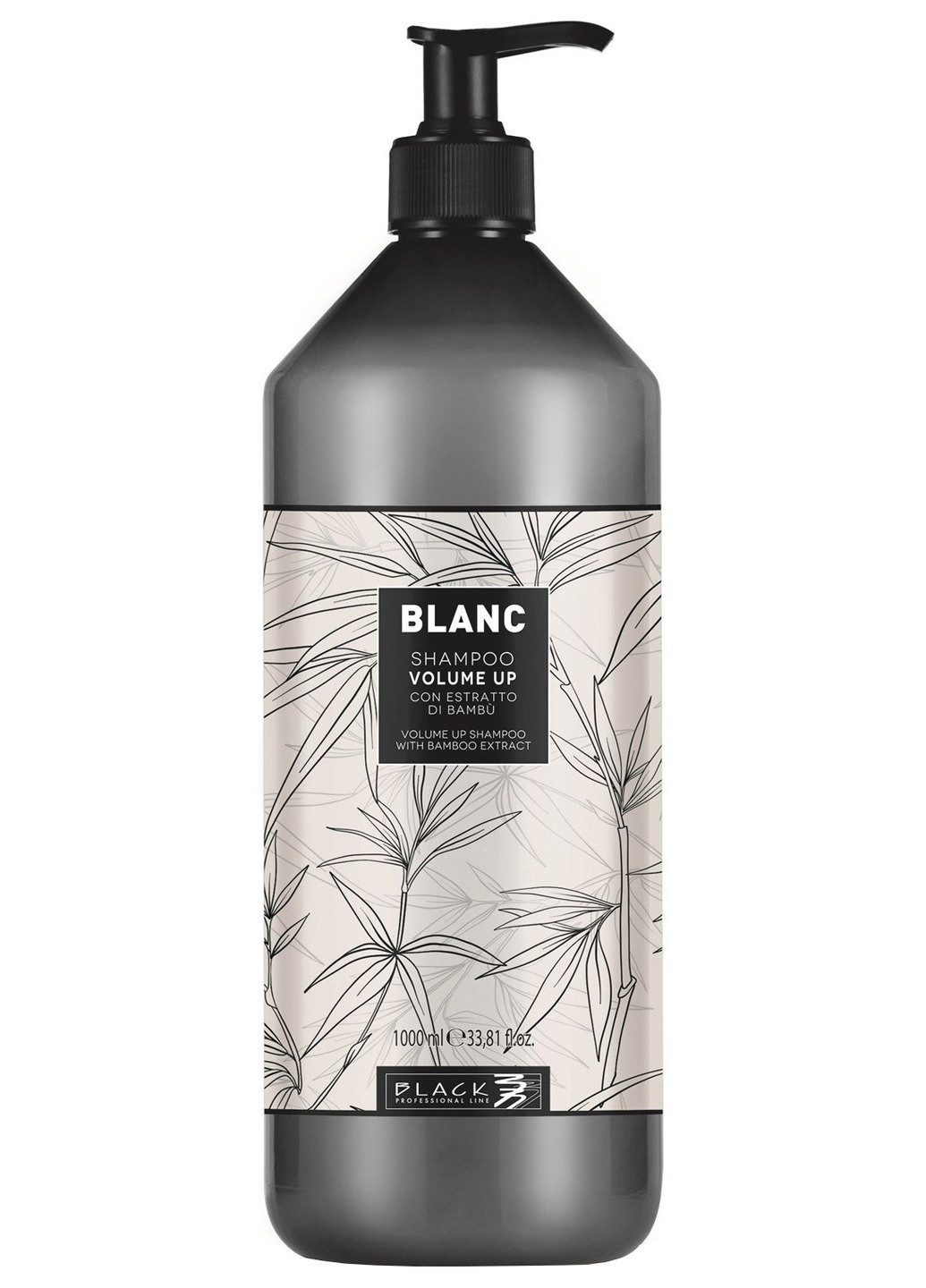 Шампунь для об'єму волосся Blanc Volume Up Shampoo With Bamboo Extract 1000 мол Black Professional Line (190302240)