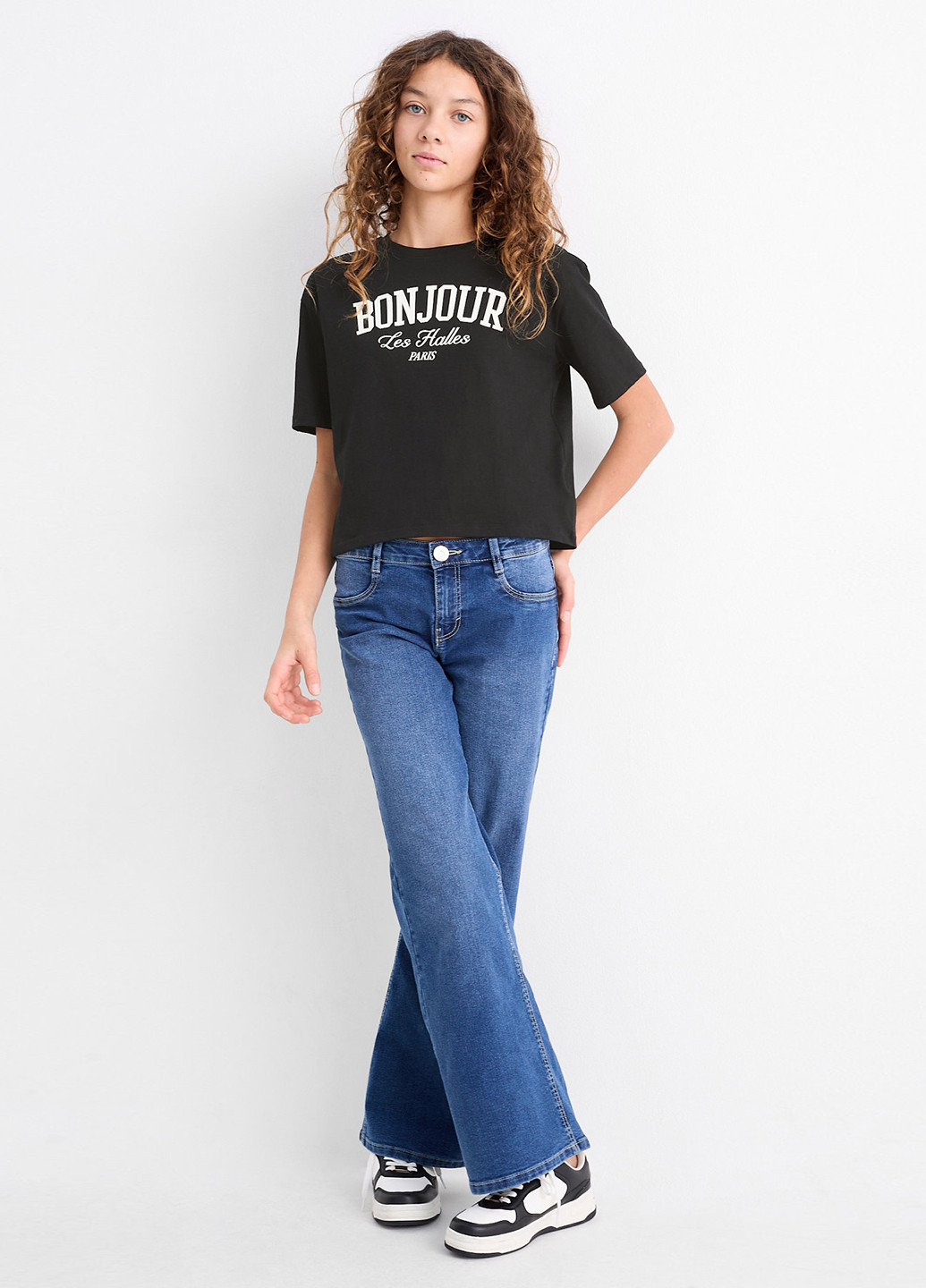 Чорно-біла літня футболка (2 шт.) C&A