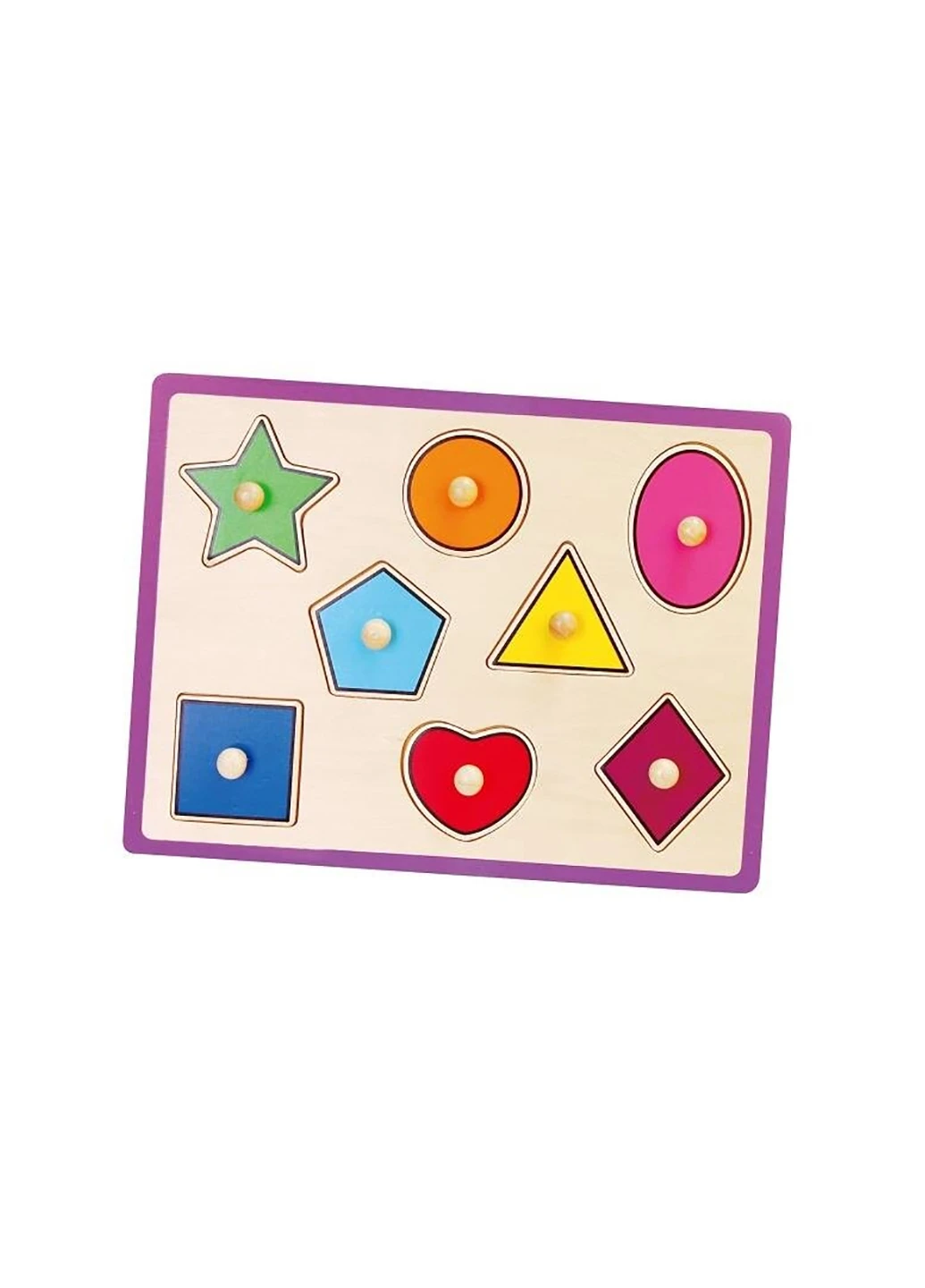 Пазл-вкладиш "Форми" Viga Toys 50015 (255335345)