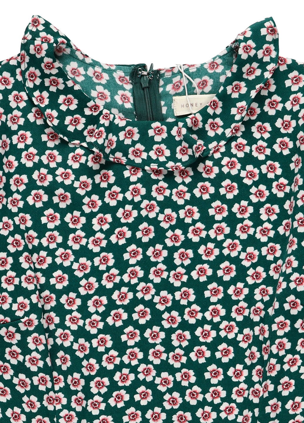 Зелена кежуал сукня а-силует Honey Punch з квітковим принтом