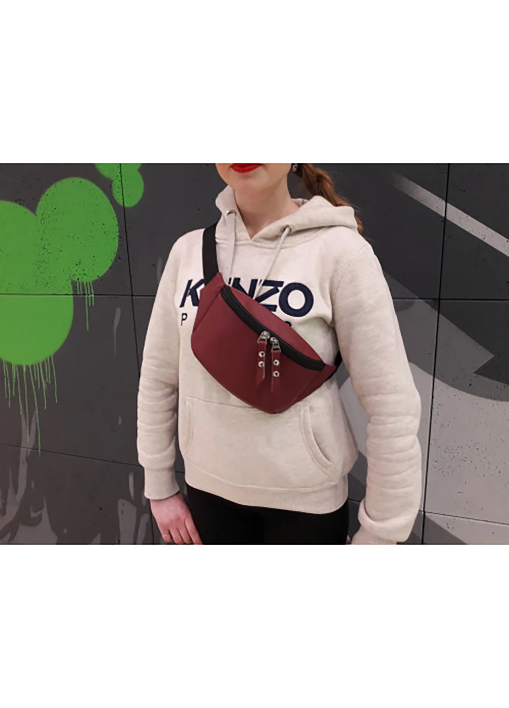 Женская сумка на пояс (бананка) 31х12х5 см Sambag (252132835)