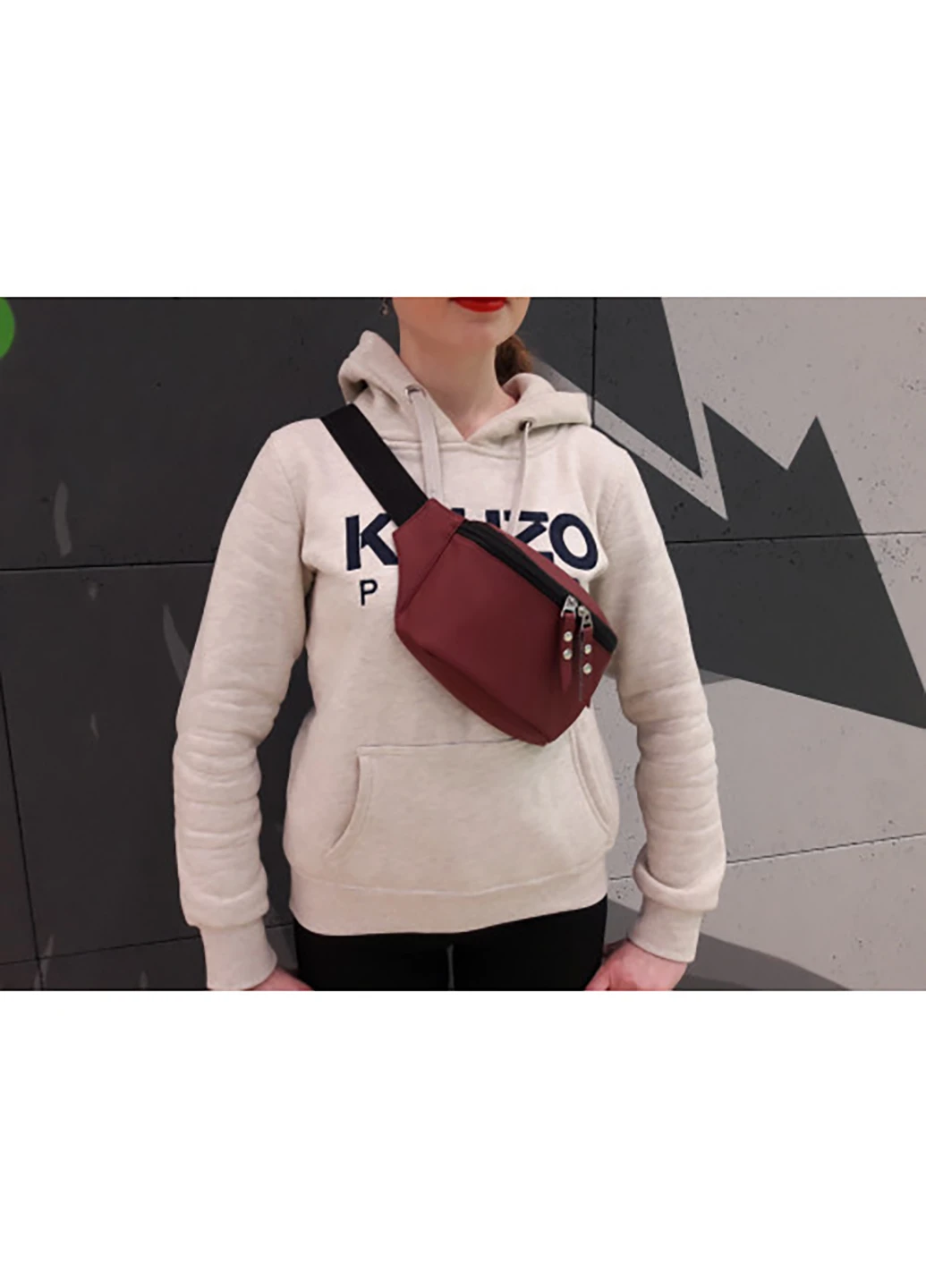 Женская сумка на пояс (бананка) 31х12х5 см Sambag (252132835)